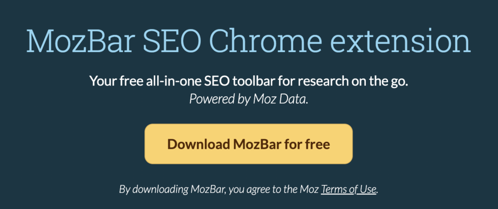 MozBarのGoogle拡張機能