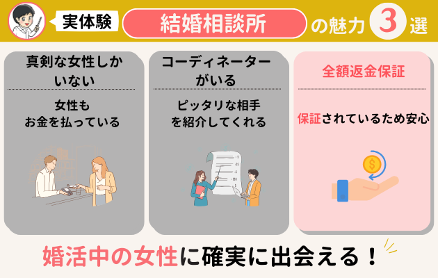 結婚相談所の魅力③