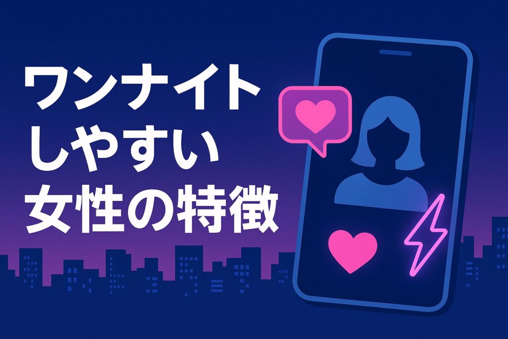 ワンナイトしやすい女性の特徴